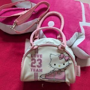 Hello Kitty Charmmy Kitty Pink and White Handbag